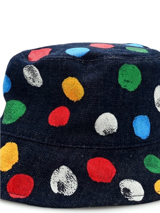 Louis Vuitton x Yayoi Kusama Reversible Painted Dots Bucket Hat Denim main image 5